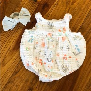 Angel Dear onesie with headband